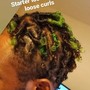 Instant Locs (Large) + Loc Style (Upcharge for 2-Strand Twists, Twist Outs, or Rod/Curly Styles)