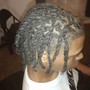 Loc Re-twist/Two Strand with Long Hair