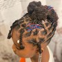 Kid's retwist and style