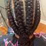 Pop Smoke Stitch Braids/ Feed-ins