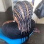 6 Stitched Feed-In Braids