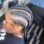 6 Stitched Feed-In Braids