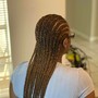 Medium knotless Braids