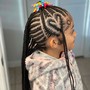 Kids (5-12) Mohawk ponytail