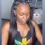 Quickweave ponytail