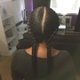 2 Feed In Braids