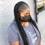 Distressed Loc Extensions w/hair included