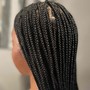 Smedium Bohemian knotless bob