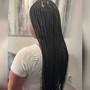 2 sleek Feed In Braids