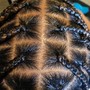 Medium Knotless Braids