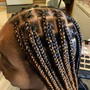 Medium Knotless Braids