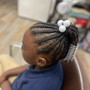 Kid's Knotless braids -SMALL (2years-12)