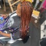 Medium Knotless  Braids