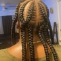 2 Feed In Braids