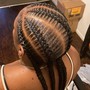 2 Feed In Braids