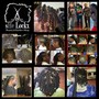 Loc Two Stand on long locs(middle of back or longer)