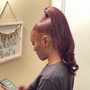 Feed In Ponytail