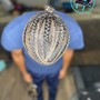 Cornrows/design braids