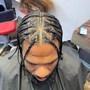 Cornrows/design braids