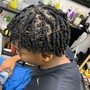 Twist out/Two strand twist