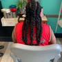 Large Waist Length Knotless Touch up