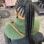 Large Knotless box Braids