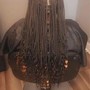 Kid's Braids and beads (no weave)