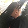 Smedium Box Braids (no rubber band)