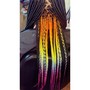 Medium shoulder length spring twist