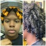 Perm Rods on Natural Hair