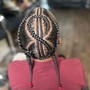 Flat Twists into 2 strands