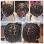 Natural Hair Box Plaits