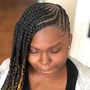 Cornrows/design braids