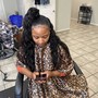 Boho style w/synthetic blend hair