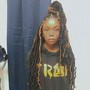 Kid's Braids and beads (no weave)