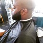 Men's haircut and beard