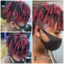 Comb Twist style for short or long Hair