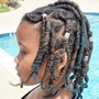 Styled Bantu Knots