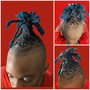 Retwist half head (Only the top sides shaved)