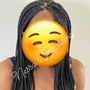 Crochet Braids with Braided Hair