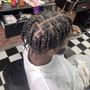 (MEN) 2 Feed In Braids