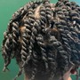 Med knotless braids