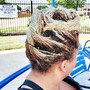 Styled Bantu Knots