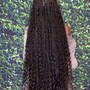 knotless Braids/ goddess braids