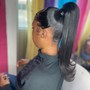 Frontal ponytail