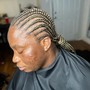 6-8 feed in braids