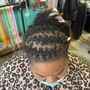 Virgin Relaxer w/Blow Dry