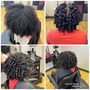 Perm Rods on Natural Hair