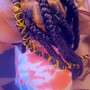 Medium Kid's Braids with beads