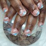 Fullset acrylic nails short